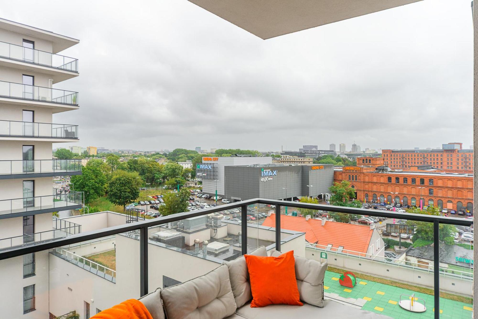 Lumina Stylish 3-Room Apart With Balcony Lodź Bagian luar foto