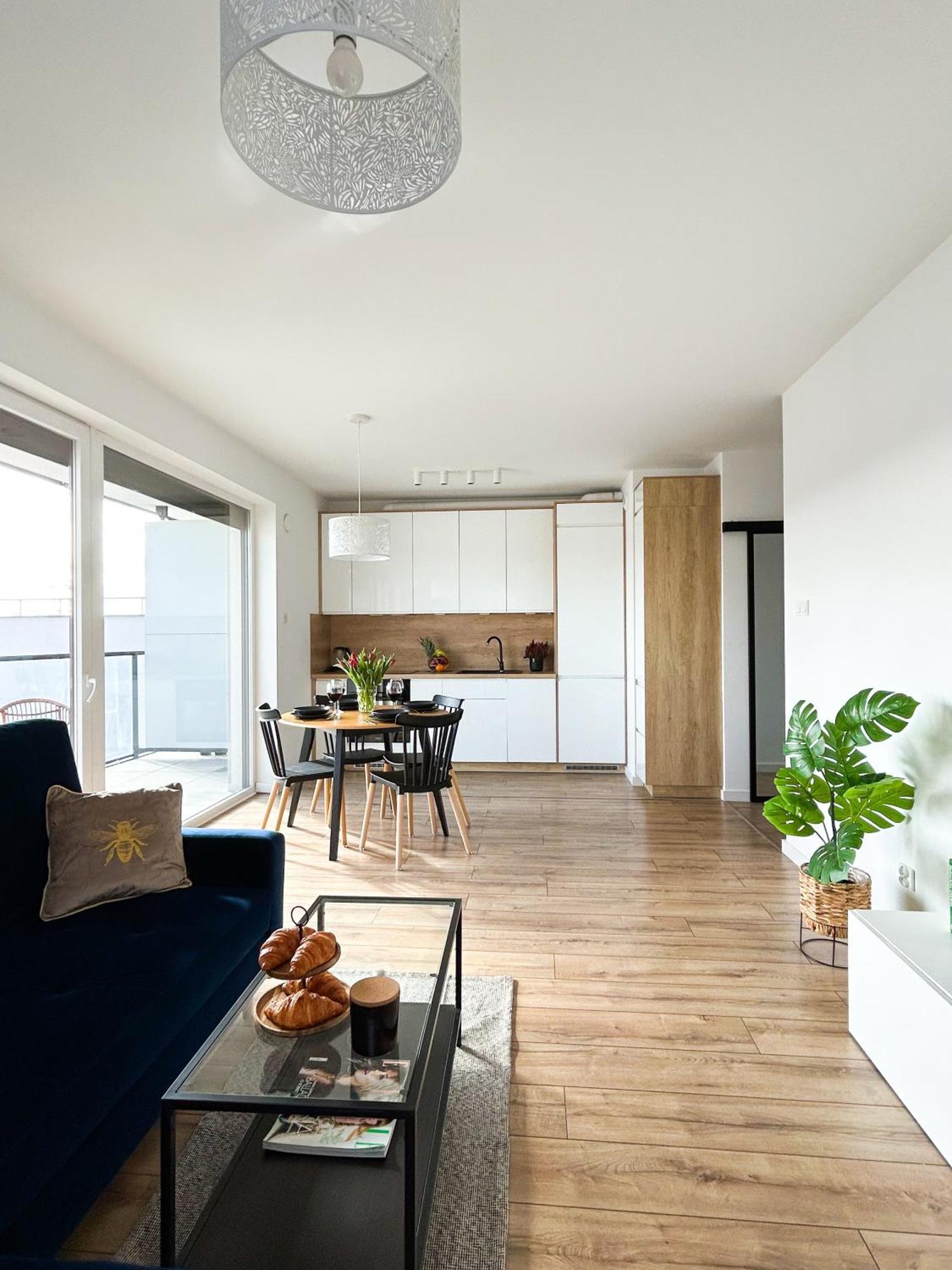 Lumina Stylish 3-Room Apart With Balcony Lodź Bagian luar foto