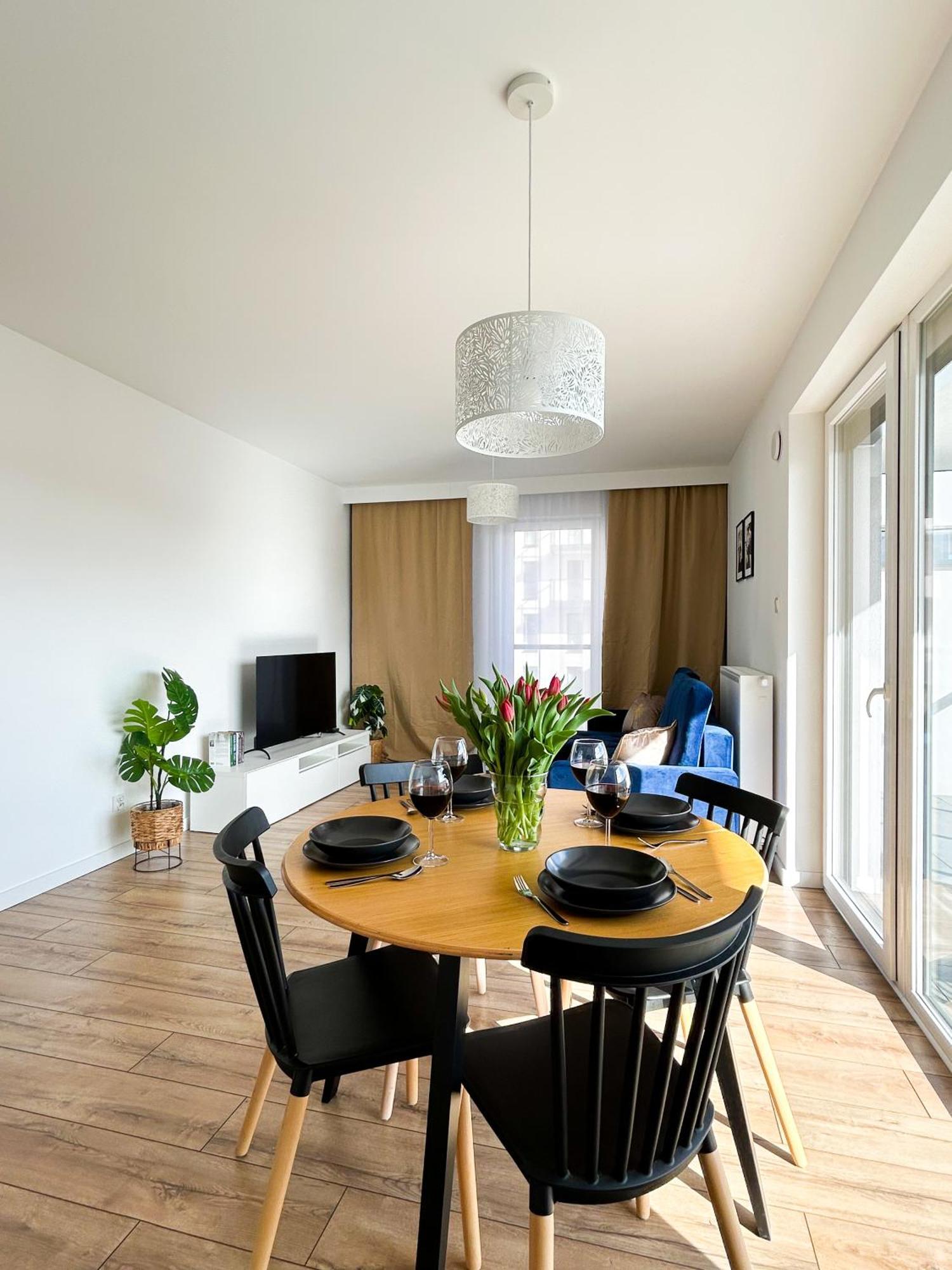 Lumina Stylish 3-Room Apart With Balcony Lodź Bagian luar foto